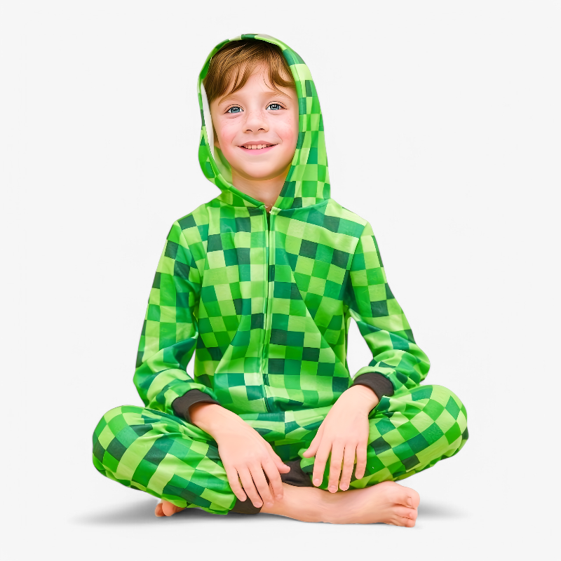 Kombinezon Minecraft dla dzieci – miękki poliester
