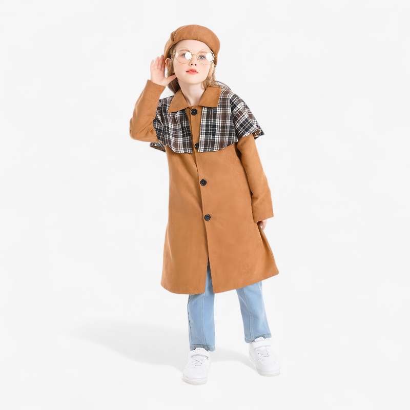 Detektivkostüm für Kinder – inklusive Hut, Mantel und Accessoires