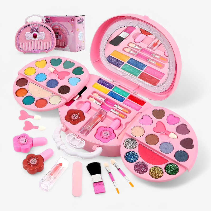 Princess Glam - Make-up Set for Girls with Cosmetic Bag