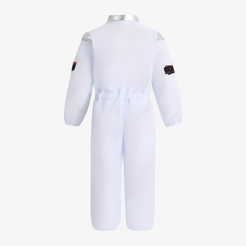 Astronautenkostüm für Kinder – inklusive Helm und Weltraumaufnähern