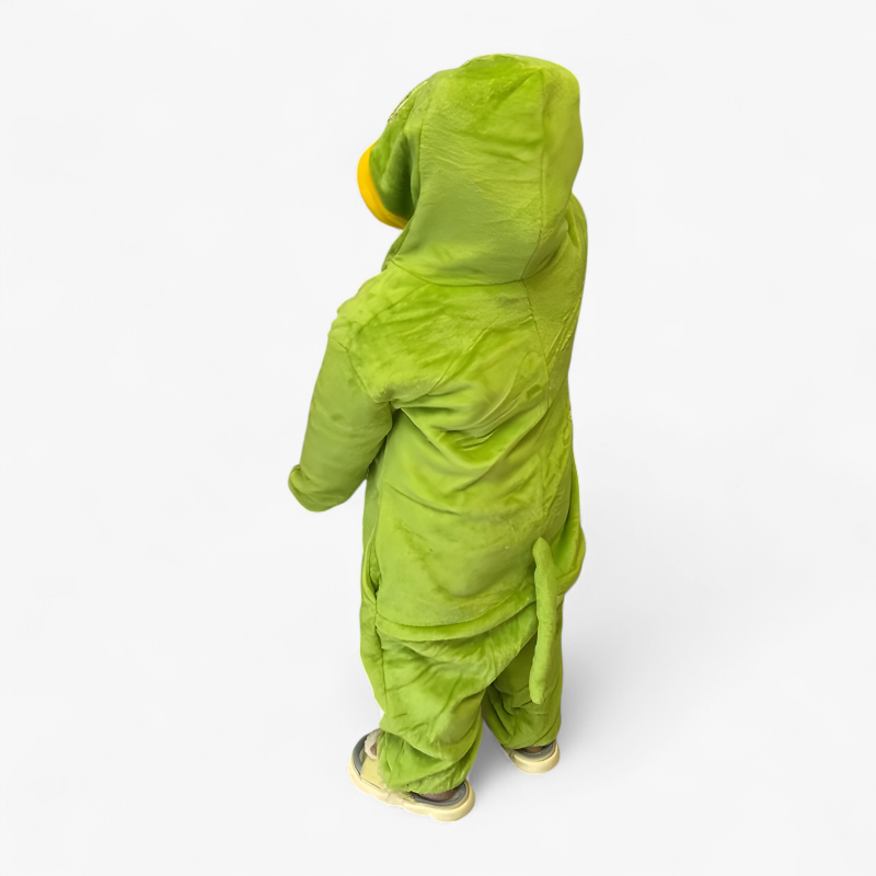 Green Snake Onesie Costume for Children – Soft and Cute Snake Design