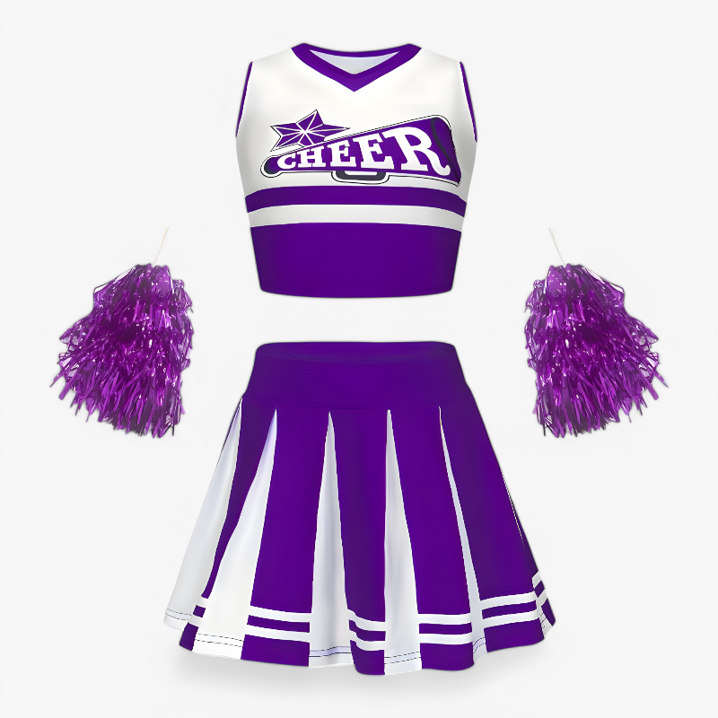 Cheerleading Costume for Kids – Sporty Outfit