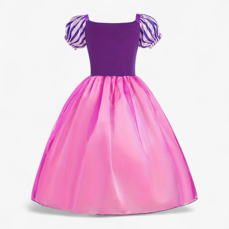 Beautiful Princess Costume for Girls – Includes Tiara, Wand, and Gloves