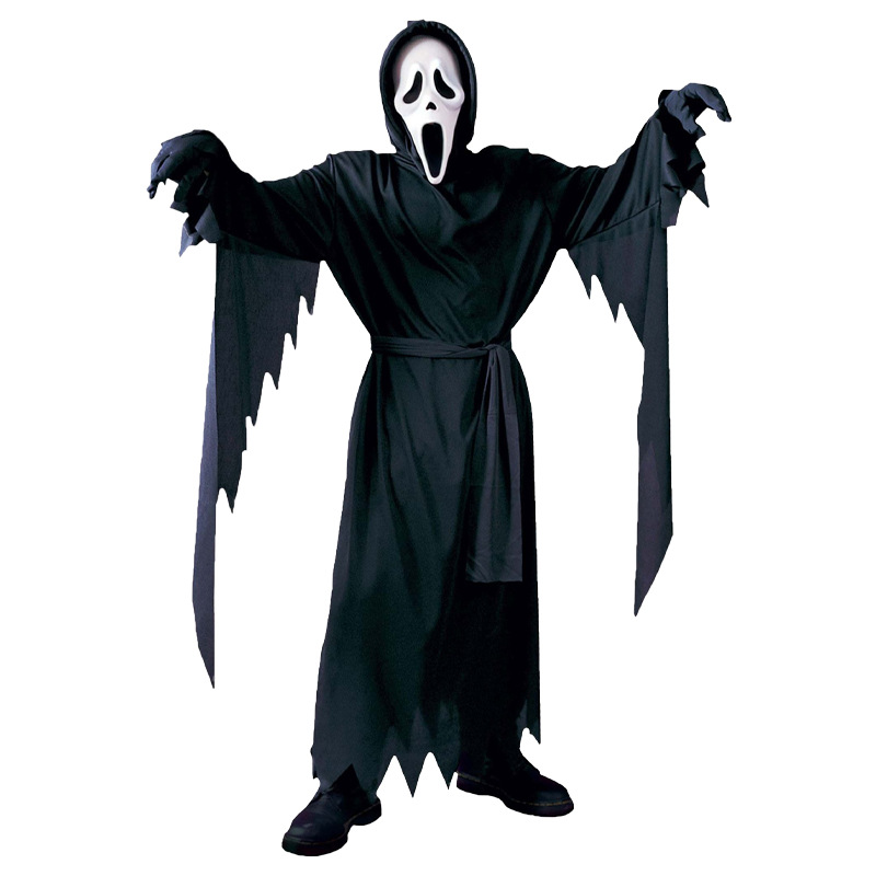 Ghost Costume for Children – Includes Scream Mask and Gloves